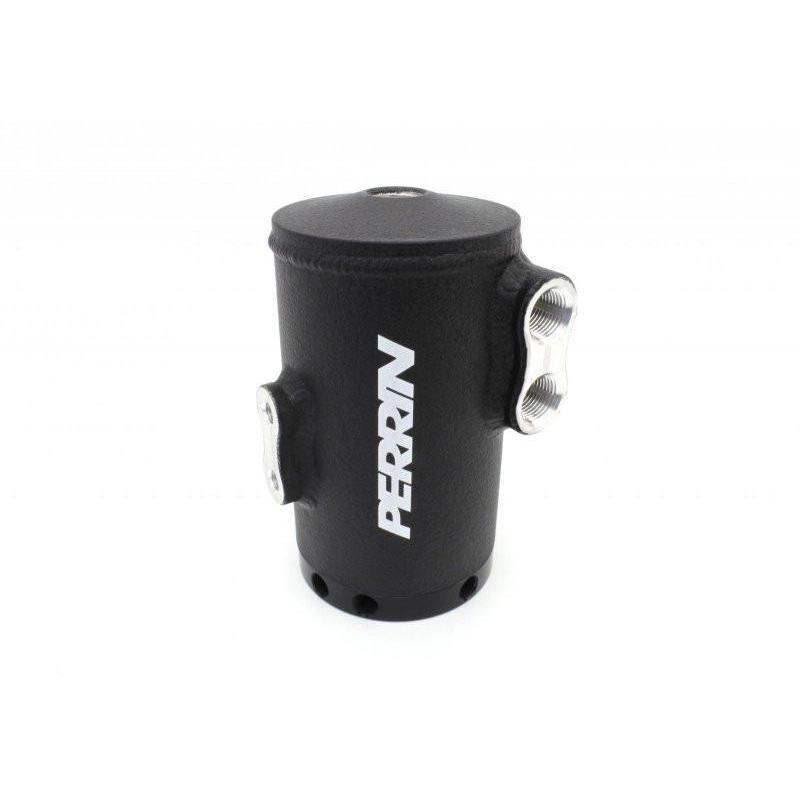 Perrin Black Air Oil Separator Subaru 2008-2014 WRX / 2002-2020 STI with Top Mount Intercooler | PSP-ENG-606BK