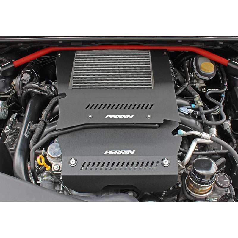 Perrin [15-21 WRX] Engine Cover Kit Black | PSP-ENG-165BK