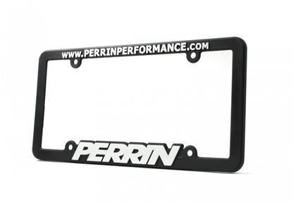 PERRIN License Plate Frame - Black w/White Lettering | ASM-BDY-500