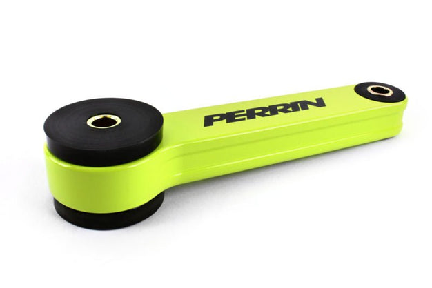Perrin [02-25 WRX/STI/LGT/FXT] Pitch Stop Mount-Neon Yellow | PSP-DRV-101NY