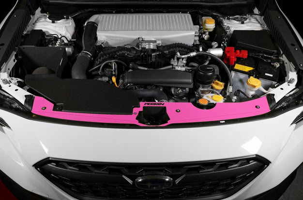 Perrin [22-25 WRX] Radiator Shroud Kit - Hyper Pink | PSP-ENG-513HP