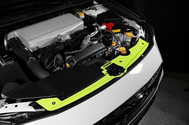 Perrin [22-25 WRX] Radiator Shroud Kit Neon Yellow | PSP-ENG-513NY