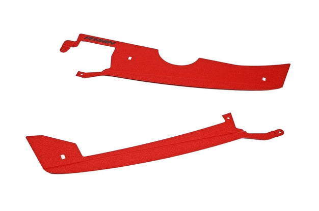 Perrin [22-25 WRX] Radiator Shroud Kit Red | PSP-ENG-513RD