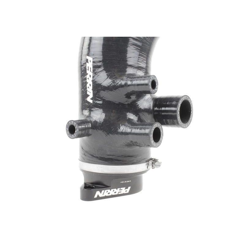 Perrin [15-21 WRX] Red 3in Turbo Inlet Hose w/ Nozzle | PSP-INT-424RD