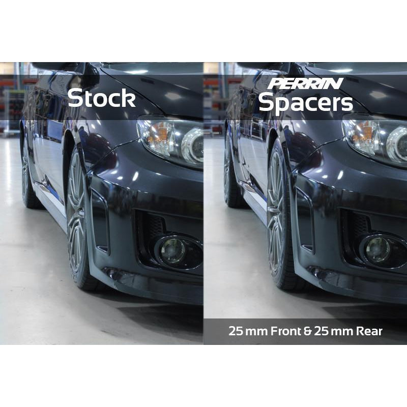 Perrin Subaru 5x100 25mm Wheel Spacers | One Pair | PSP-WHL-026BK