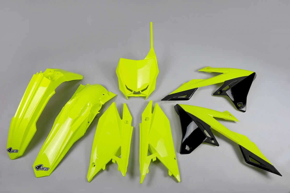 Plastic Kit neon yellow for Suzuki RMZ 250 (2019-25) - RMZ 450 (2018-25)