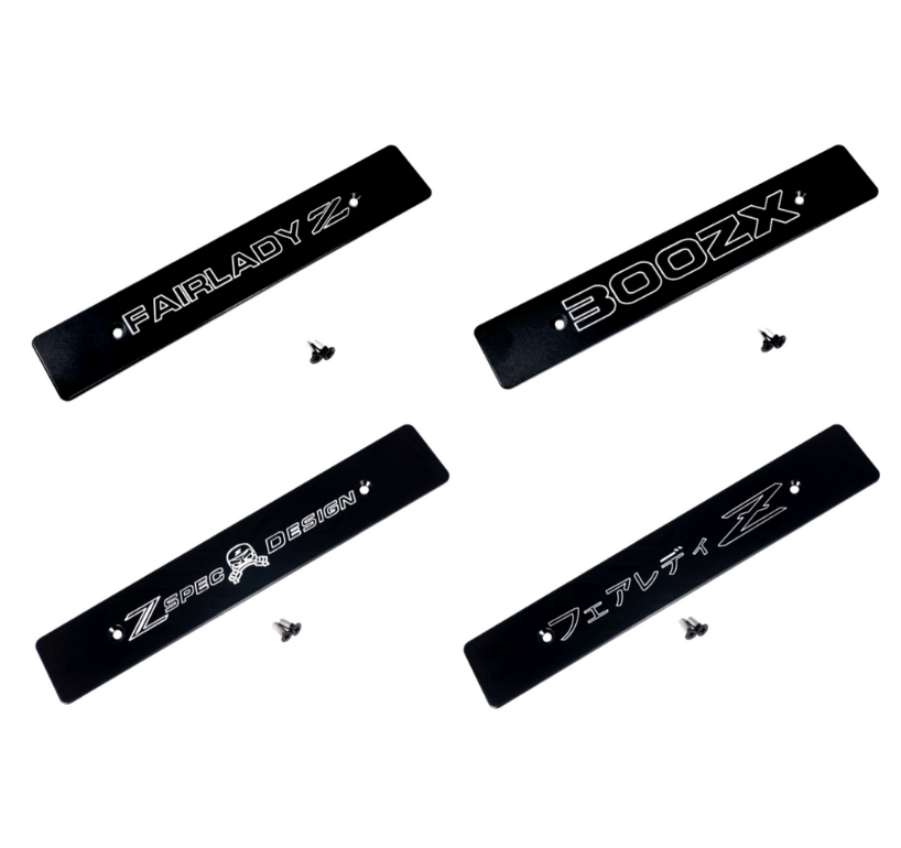 ZSPEC Front Bumper Plate for the JSPEC '90-99 Nissan Z32 300zx Fascia, Powder-Coated Billet