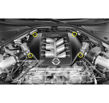 ZSPEC Plenum Cover Fasteners for Nissan Skyline GT-R/GTR R35, Stainless & Billet