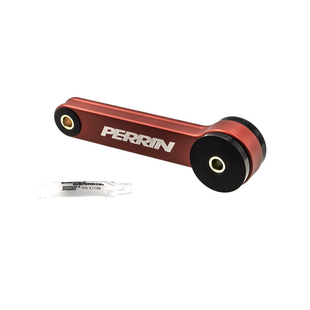Perrin [02-25 WRX/STI/LGT/FXT] Pitch Stop Mount-Red | PSP-DRV-101RD