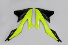 Radiator Covers neon yellow for Suzuki RMZ 250 (2019-25) - RMZ 450 (2018-25)