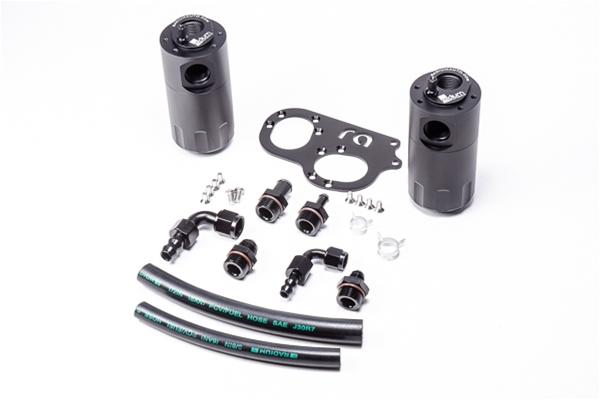 Radium Engineering Dual Catch Can System | 2005-2011 Lotus Elise and 2006-2010 Lotus Exige (20-0019-FL)