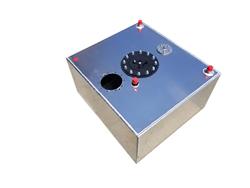 RCI 12-Gallon Aluminum EFI Pump-Ready Fuel Cell – 17" x 17" x 10", Natural Finish | RCI-2120ZS