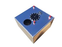 RCI 15-Gallon Aluminum EFI Pump-Ready Fuel Cell – 18" x 20" x 10", Natural Finish | RCI-2150US