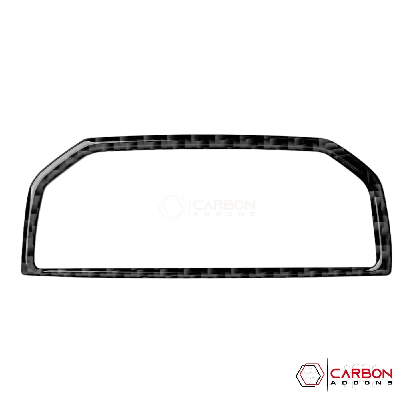 Real Carbon Fiber Center Console Arm Rest Trim Overlay | 2015-2020 F150