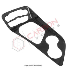 Real carbon fiber center console cover for 2015-2023 Dodge Challenger