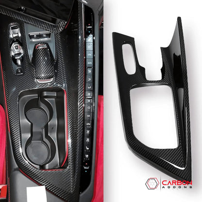 C8 Corvette Real Carbon Fiber Center Console Cover