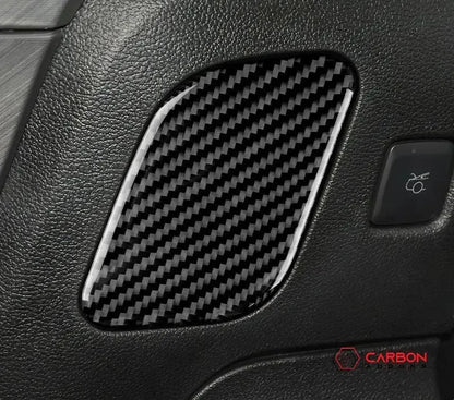 Real Carbon Fiber Driver Side Dash Trim Overlay for Mustang 2015-2023