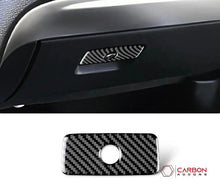 Real Carbon Fiber Glove Box Handle Overlay for 2011-2023 Dodge Durango