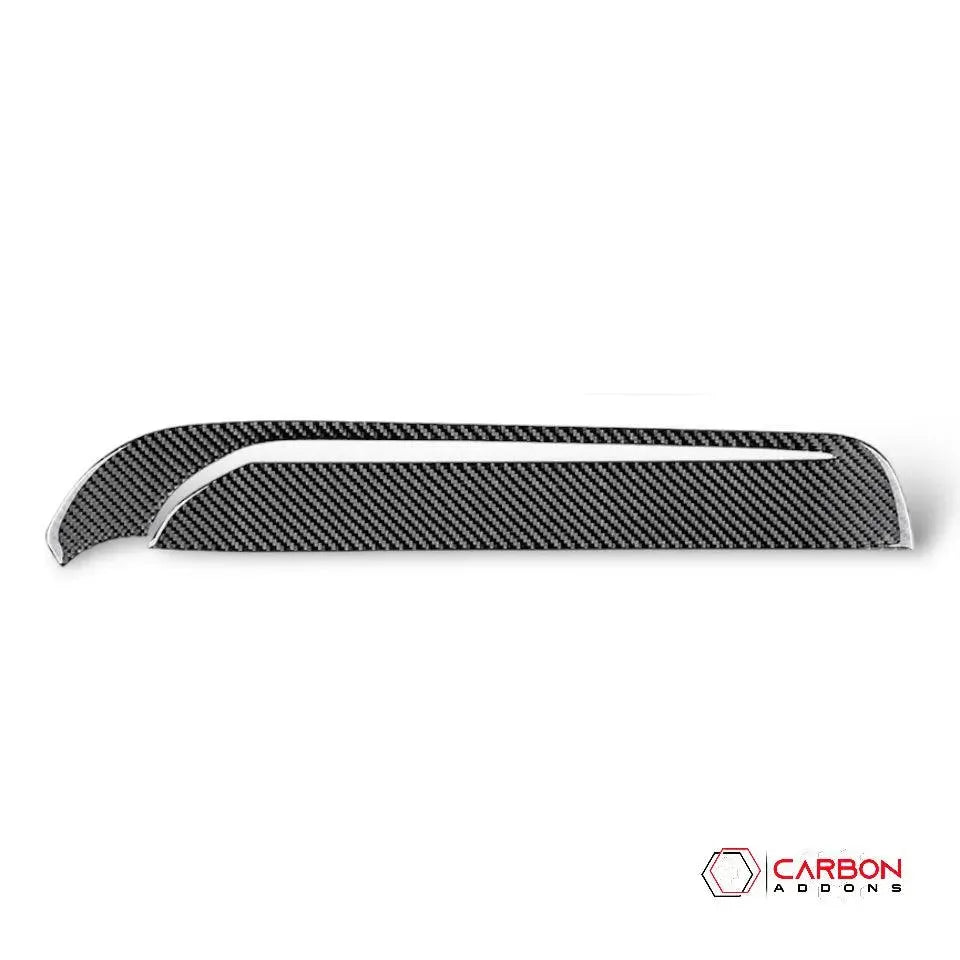 Real Carbon Fiber Glove Box Trim Overlay for 2011-2020 Dodge Durango