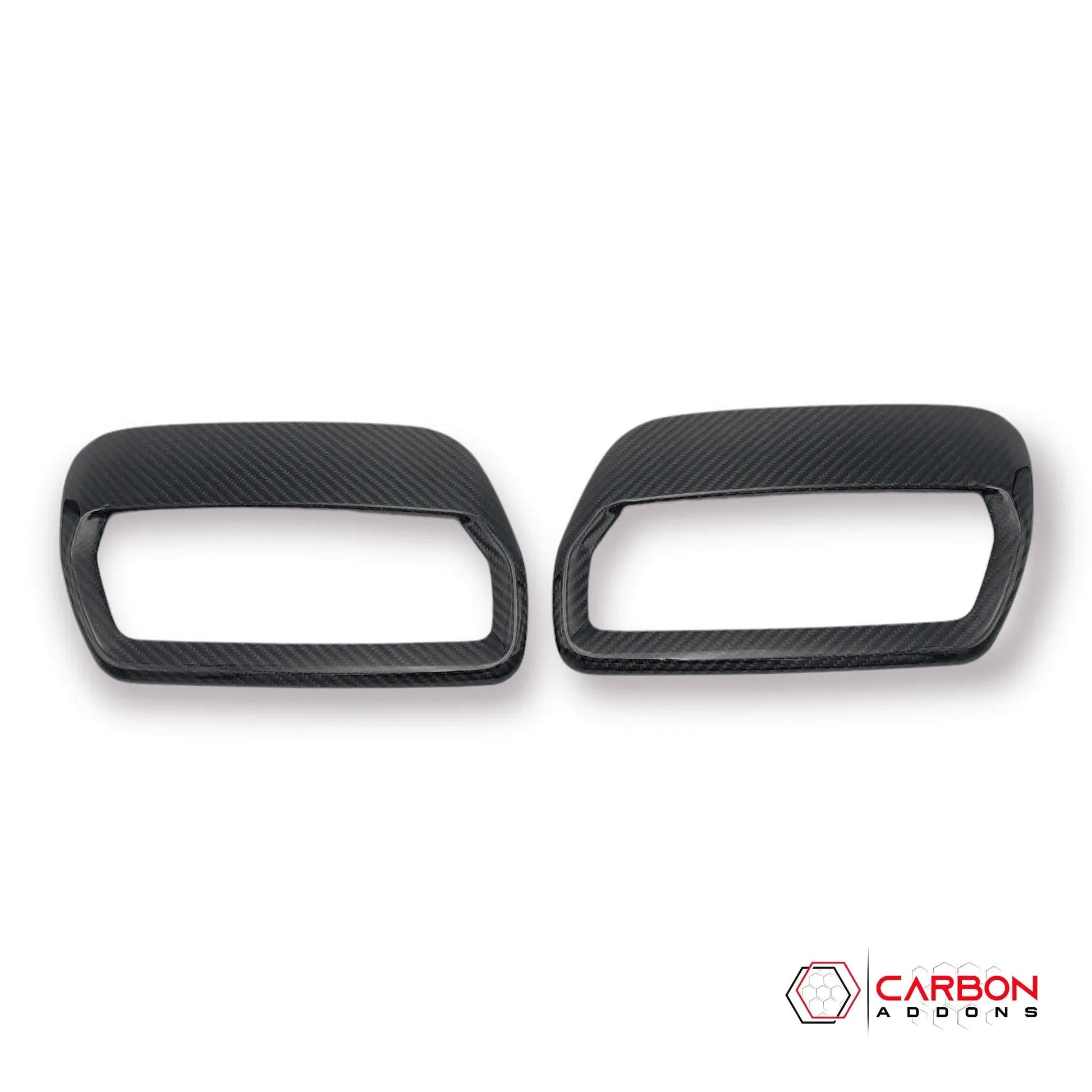 Real Carbon Fiber Hood Vent Cover for For Mustang 2018-2023