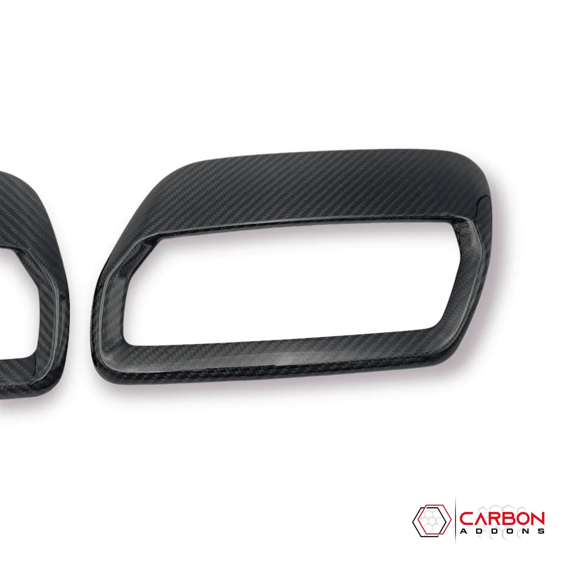 Real Carbon Fiber Hood Vent Cover for For Mustang 2018-2023