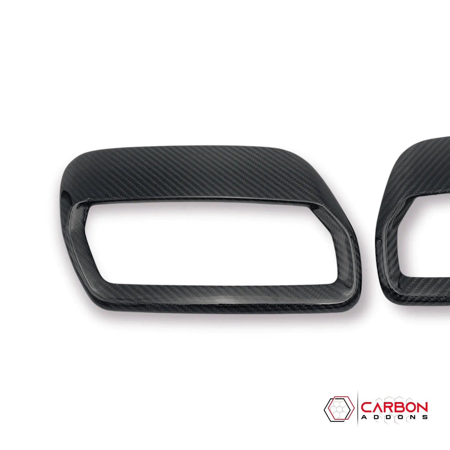 Real Carbon Fiber Hood Vent Cover for For Mustang 2018-2023