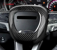 Real Carbon Fiber Steering Airbag Cover | For 2015+ Dodge Charger Challenger Durango
