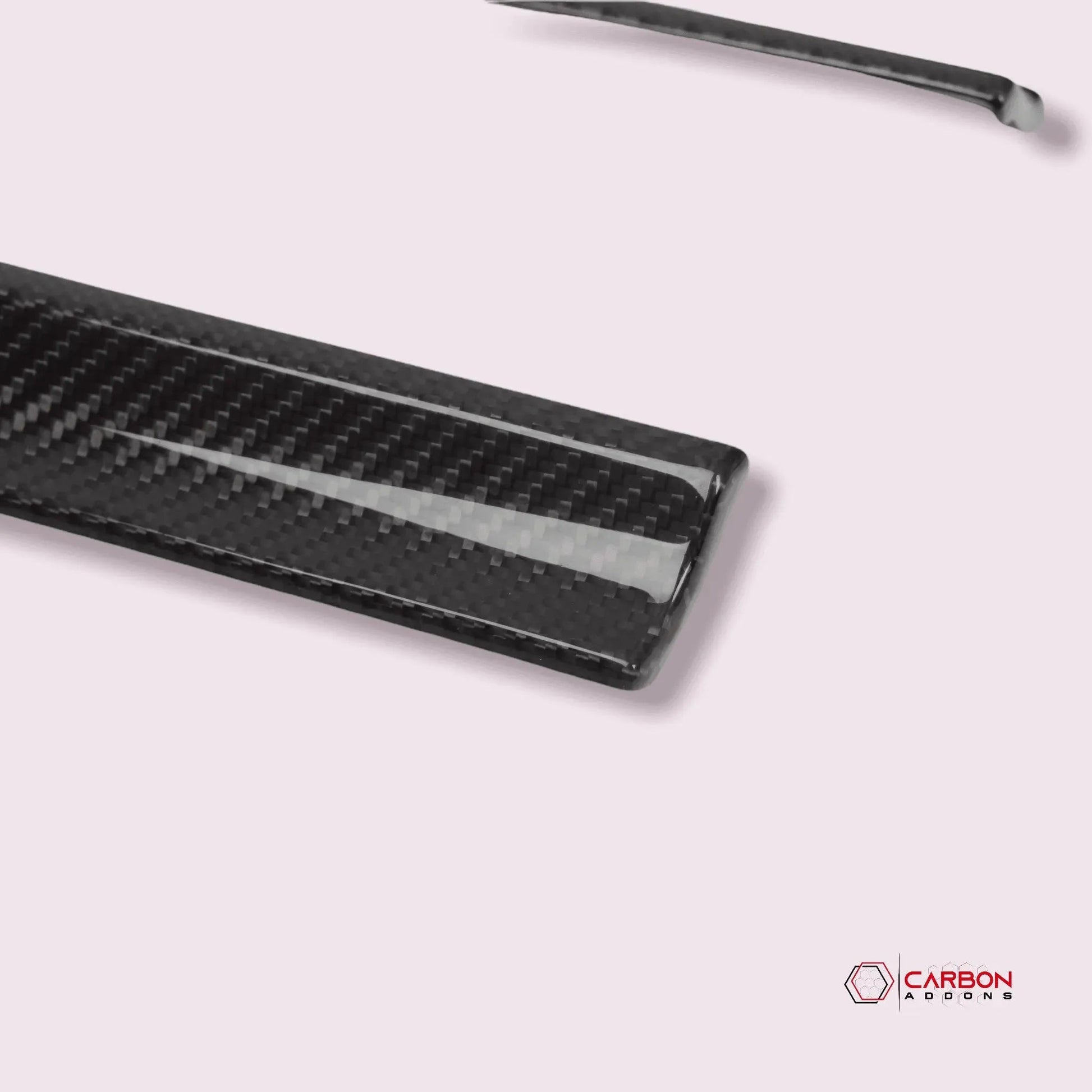 Real Carbon Fiber Taillight Trim Bezel Cover for 2015-2023 Dodge Challenger