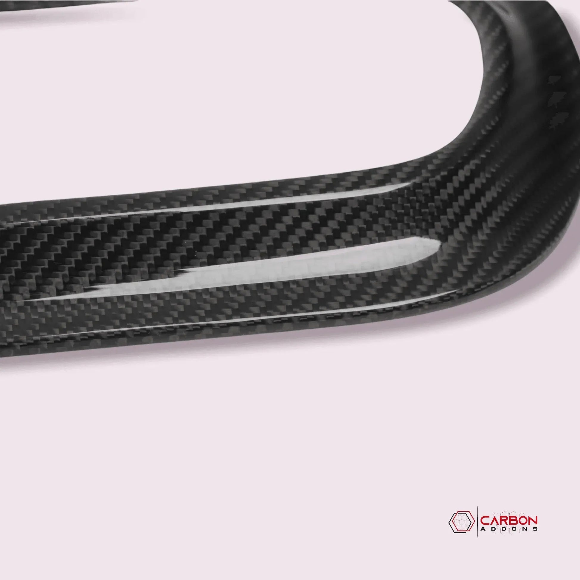 Real Carbon Fiber Taillight Trim Bezel Cover for 2015-2023 Dodge Challenger