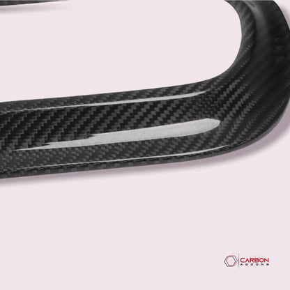 Real Carbon Fiber Taillight Trim Bezel Cover for 2015-2023 Dodge Challenger
