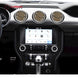 Reflective Carbon Fiber Center Air Vent Outlet Trim Overlay for Mustang 2015-2023