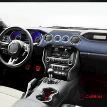 Reflective Carbon Fiber Full Dashboard Set for Mustang 2015-2023