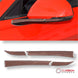 Carbon Fiber Rear View Mirror Trim Overlay For Mustang 2015-2023