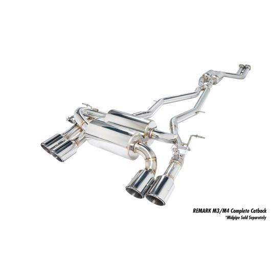 Remark Axleback Exhaust | 14-18 BMW M3 F80 & 14-19 BMW M4 F82/83 (RK-C4063B-01A)