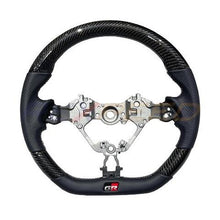 GR86 / BRZ 2022+ Forged Carbon Red Leather Steering Wheel-Matte
