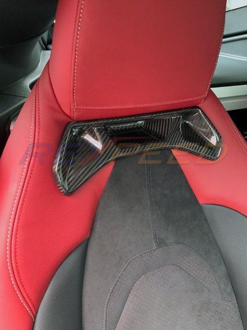 Rexpeed Dry Carbon Seat Insert Cover | 2020-2021 Toyota Supra (TS46/M)