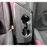 Rexpeed Carbon Fiber Armrest/Cup Holder Cover | 2020-2021 Toyota Supra (TS60/M)
