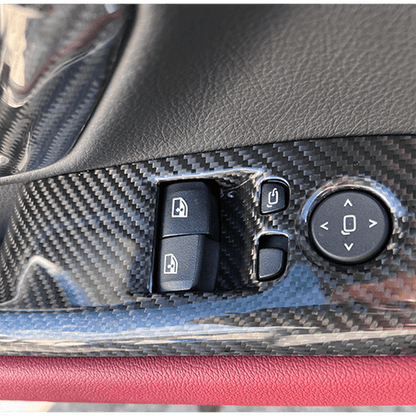 Supra GR 2020+ Forged Carbon Window Switch Panel Cover