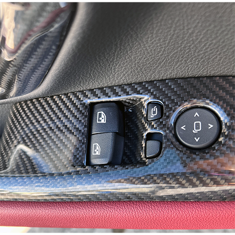 Supra GR 2020+ Forged Carbon Window Switch Panel Cover