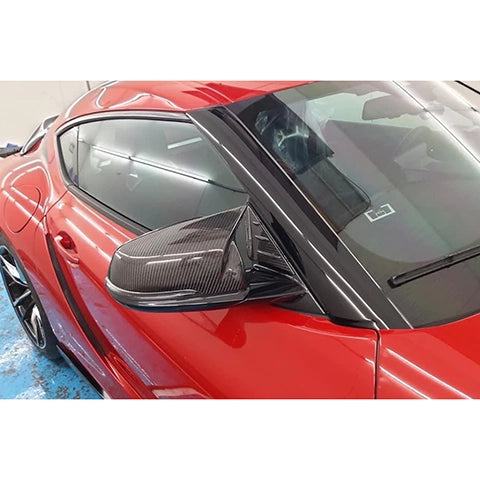 Supra GR 2020+ Carbon Fiber Mirror Cap Full Replacements- Matte