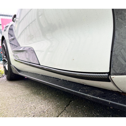 Supra GR 2020+ Carbon Fiber Door Sill Plate-Matte