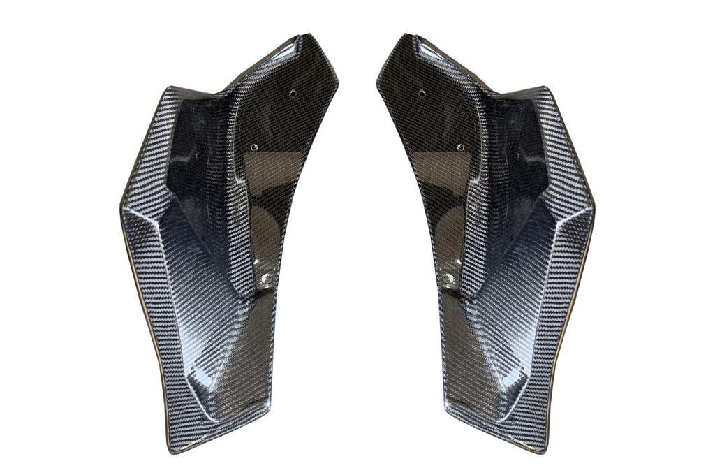 Supra GR 2020+ V3 Forged Carbon Rear Bumper Side Spats-Matte
