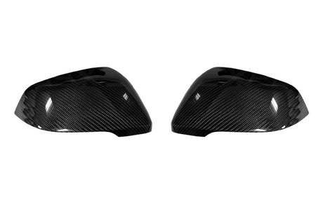 Rexpeed Dry Carbon Mirror Cap Full Replacements-Gloss | 2020-2022 Toyota Supra (TS36)