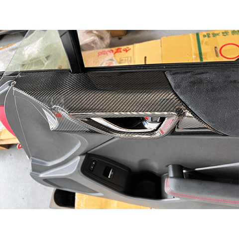 Rexpeed Dry Carbon Door Trim Cover Set | 2022-2023 Subaru BRZ/Toyota GR86 (FR122)