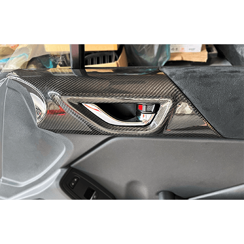 Rexpeed Dry Carbon Door Trim Cover Set | 2022-2023 Subaru BRZ/Toyota GR86 (FR122)