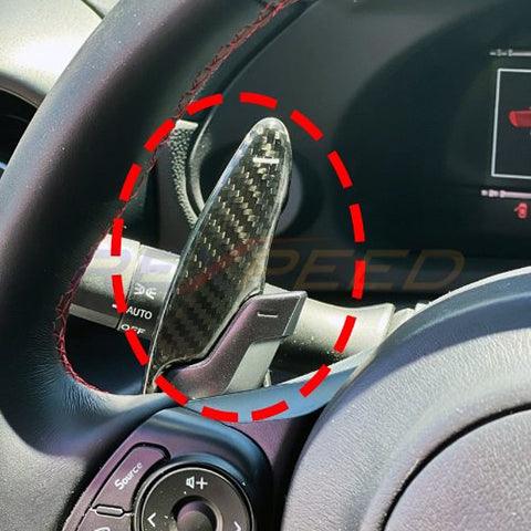 Rexpeed Carbon Fiber Shift Paddle Extensions | 2022 Subaru BRZ/Toyota GR86 (FR59)