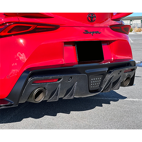 Rexpeed V3 Carbon Fiber Rear Diffuser | 2022-2023 Toyota GR Supra (TS26)