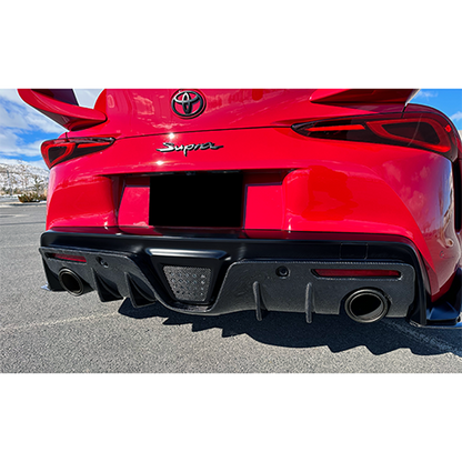Rexpeed V3 Carbon Fiber Rear Diffuser | 2022-2025 Toyota GR Supra