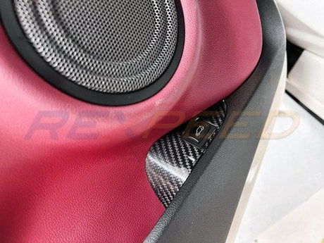 Supra GR 2020+ Carbon Fiber Interior Trunk Switch Button Frame Trim-Matte