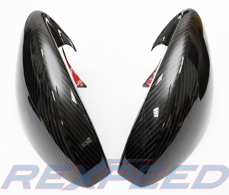 Rexpeed M-style Dry Carbon Mirror Covers | 2007-2014 Nissan R35 GTR (N36/N37)